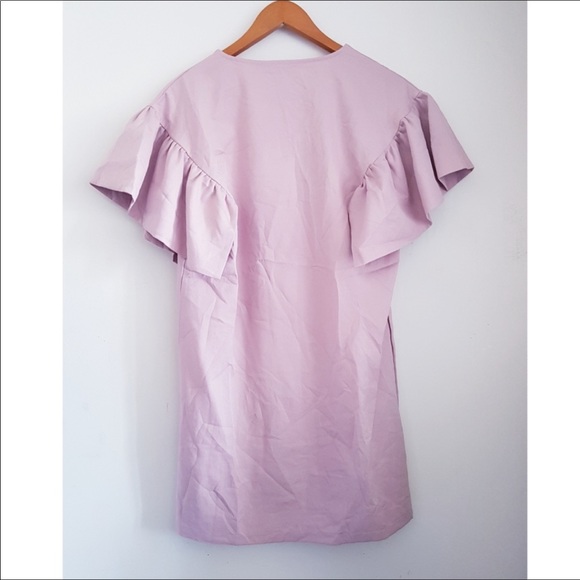 Boohoo | Ruffled short sleeves straight dress - Picture 8 of 11